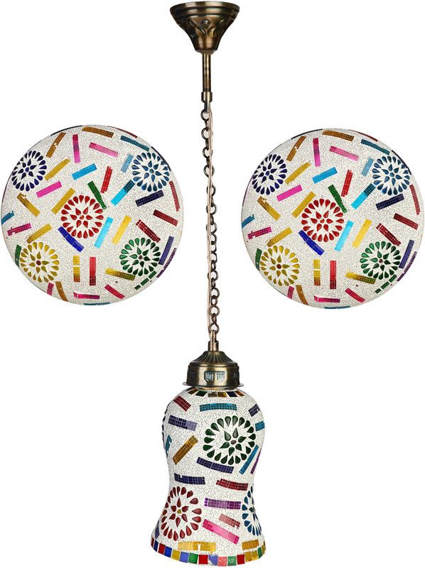 Somil Pendants Ceiling Lamp  (Multicolor)