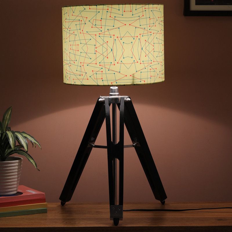 BEVERLY STUDIO TRIPOD0006 Table Lamp  (56 cm, Multicolor)