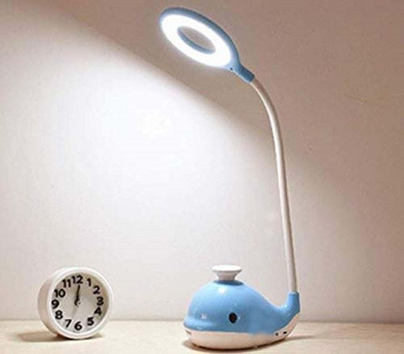 Sanjana Collections Touch Dimmer 2 Light Mode White , Warm White Table Lamp  (50 cm, White)