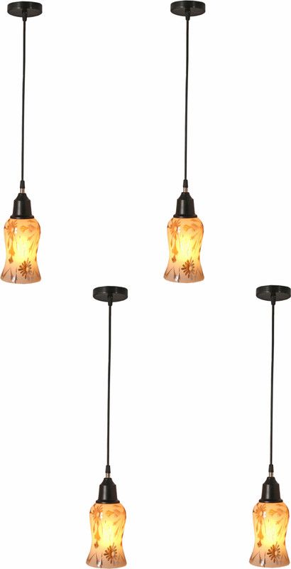 AFAST New Launch Decorative Colorful Mozac Pendant Hanging Ceiling Lamp Ornamented With Magical (Set Of Four)AR-52 Pendants Ceiling Lamp  (Multicolor)