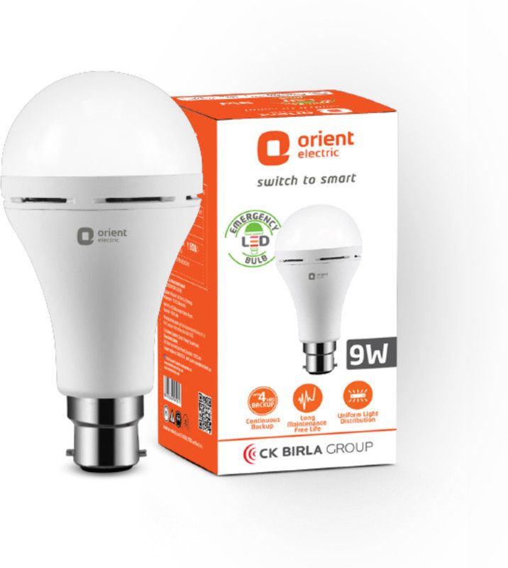 Orient Electric 9 W Standard B22 LED Bulb  (White)