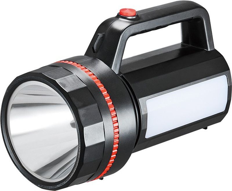 DP 7318B (RECHARGEABLE LED SEARCH LIGHT) Torch  (Black, 21 cm, Rechargeable)