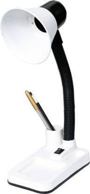 Reading & Study Table Lamp for School and College Girls and Boys Study Lamp  (25 cm, WHITE)