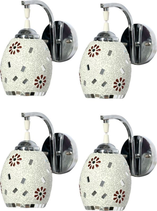 HGI Pendant Wall Lamp With Bulb  (Pack of 4)