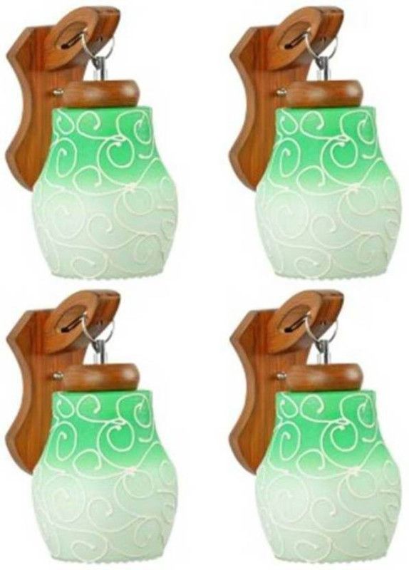 ZADLAXAR Pendant Wall Lamp Without Bulb