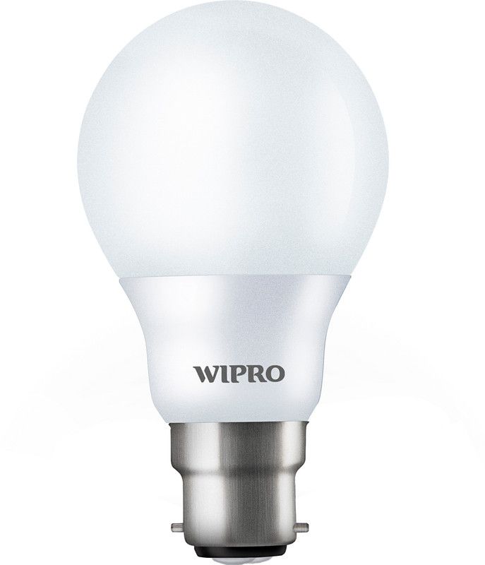 Wipro 7 W Standard B22 LED Bulb  (Yellow)