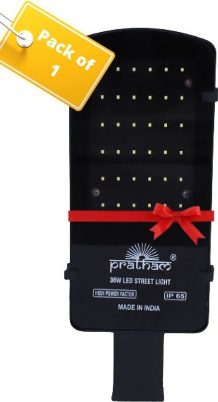 Pratham 36W Casting LED Streetlight (Pack of 1) Post Light Outdoor Lamp  (Black)