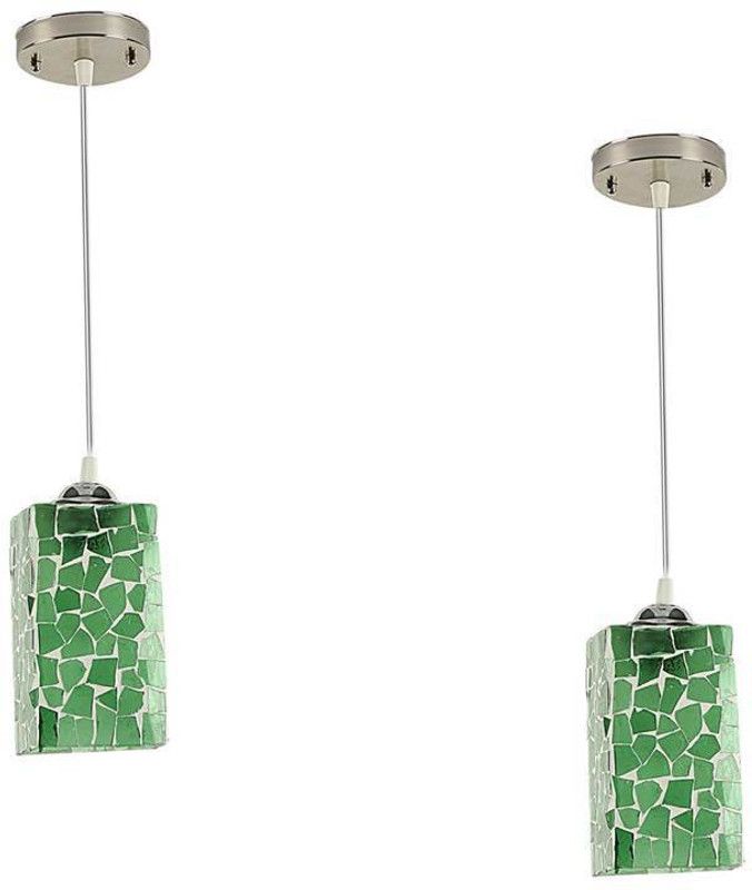 Gojeeva pendant light 27 Pendants Ceiling Lamp  (Green)