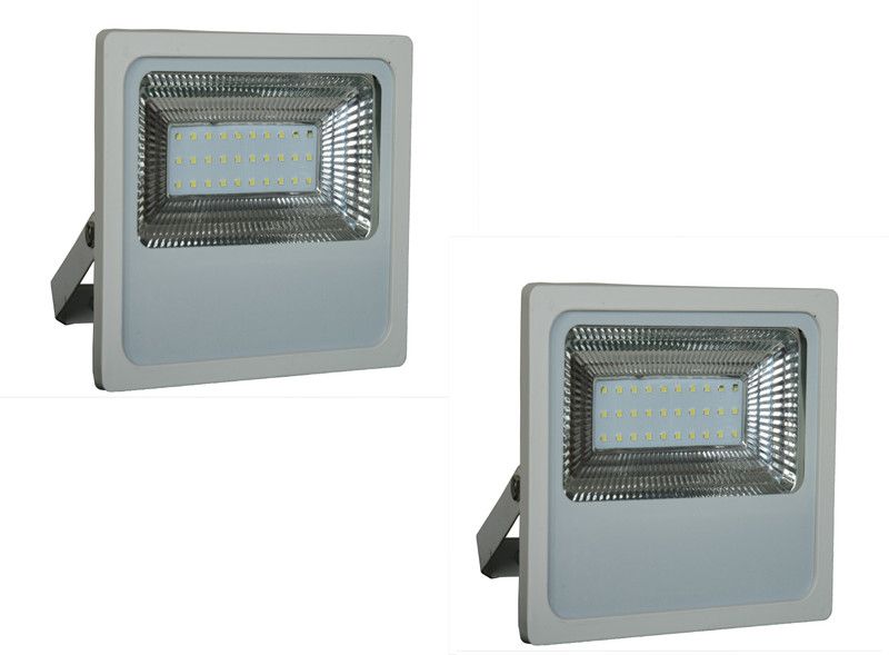 D'Mak 30WATT_slim_FL_02_SET(dmak) Flood Light Outdoor Lamp  (White)