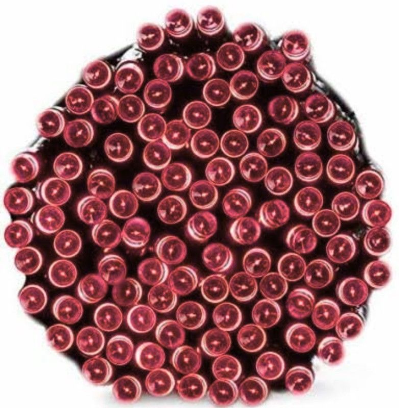Luz 75 LEDs 20.04 m Red Rice Lights  (Pack of 5)