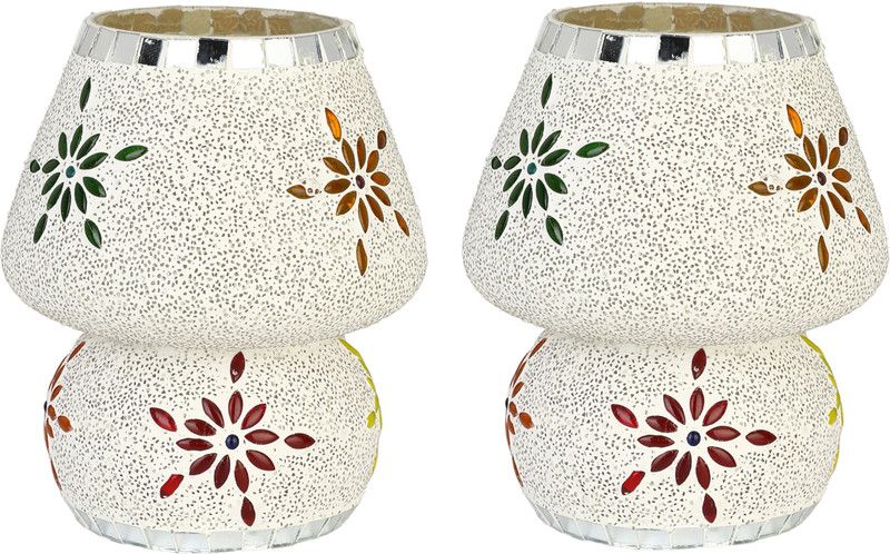 AFAST AFAST Multicolor Hand Decorative Designer Table Lamp BZ0060 Table Lamp  (14 cm, Multicolor)