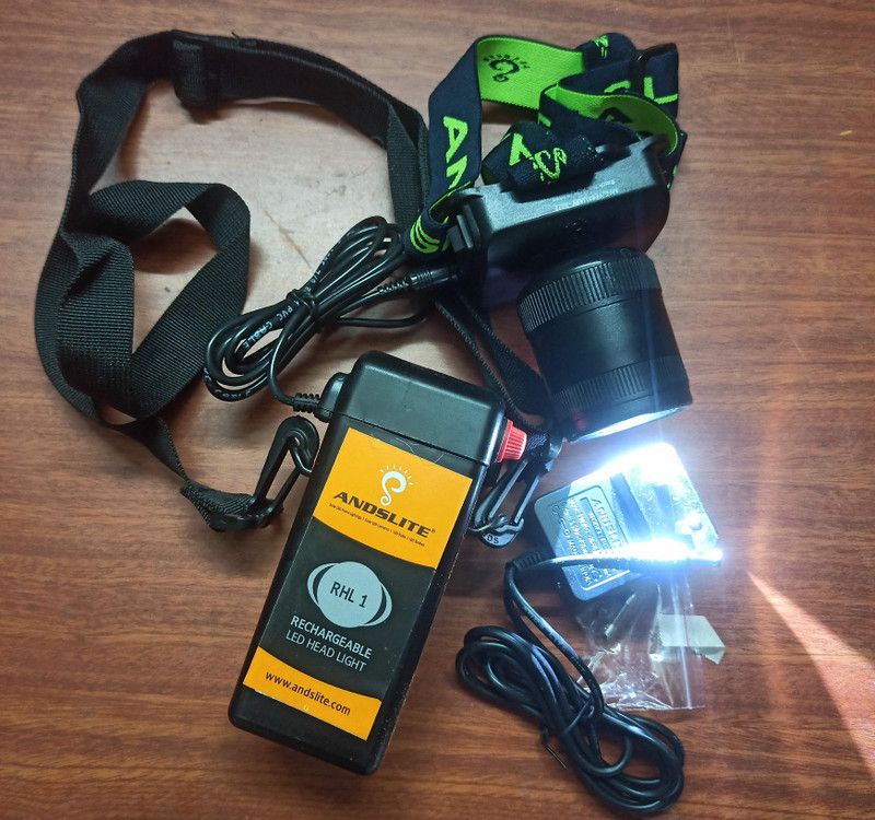 ANDSLITE RHL1 White LED 20 hrs Torch Emergency Light  (White LED)