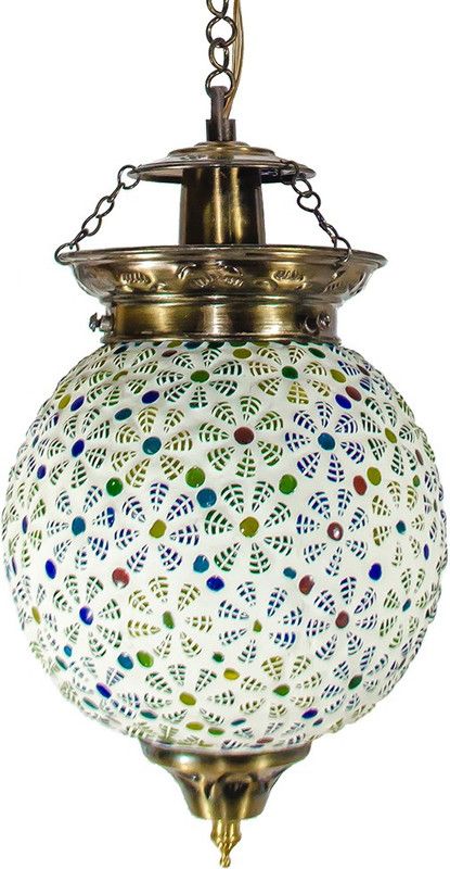 DevBeads Decorative Pendent Lamp Pendants Ceiling Lamp  (Multicolor)