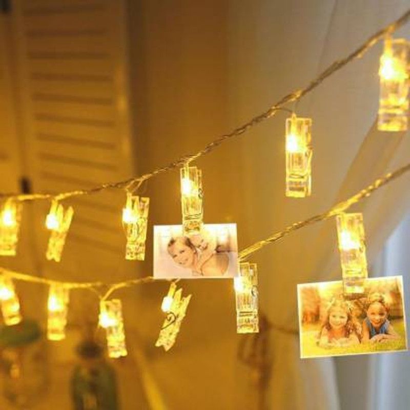Klivory 16 LEDs 3.18 m Yellow Rice Lights  (Pack of 1)