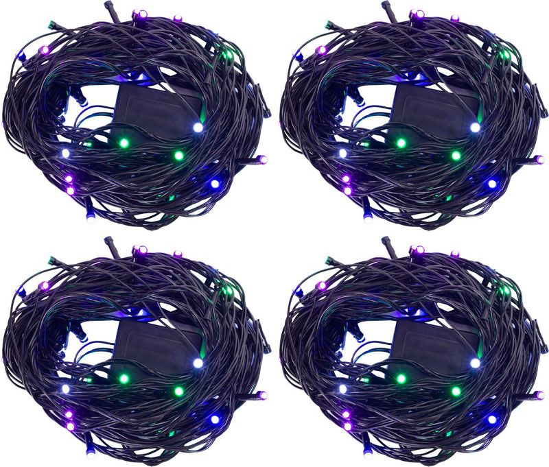 162 inch Multicolor Rice Lights  (Pack of 4)