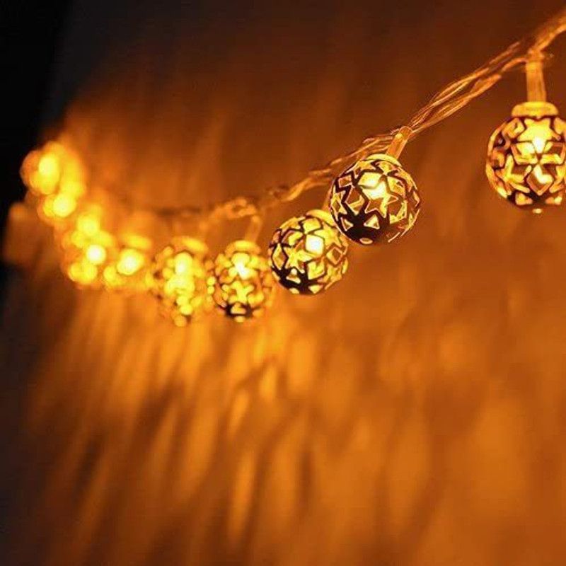 TITTYNO 14 LEDs 2 m Gold Rice Lights  (Pack of 1)