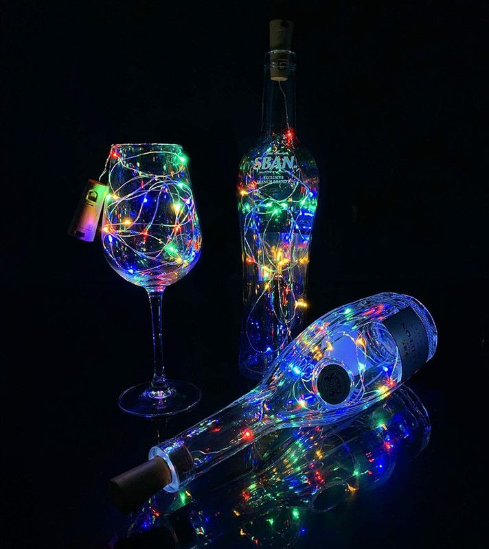 OneClickPicks 20 LEDs 120 inch Multicolor Rice Lights  (Pack of 3)