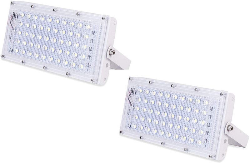 ERH India ( Pack of 2) 50W LED LIGHT, white, Standard Gate Light Outdoor Lamp  (White)