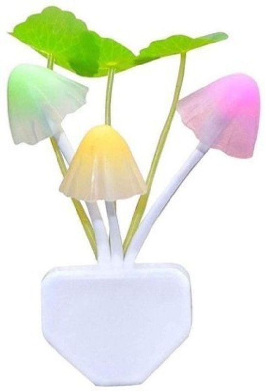URVASIANS fashion Mushroom light autometic sensor night lamp Night Lamp Night Lamp  (8.2 cm, Multicolor)