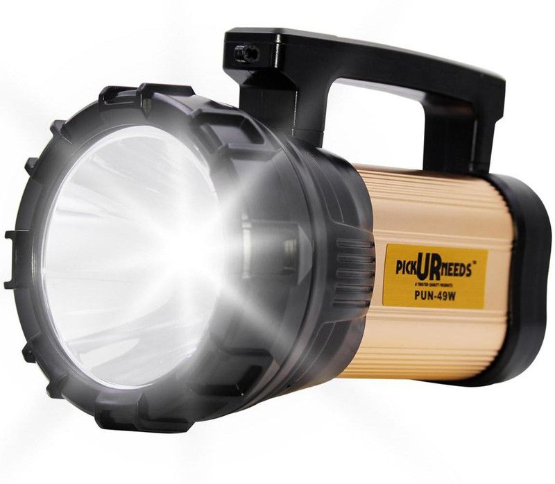 Pick Ur Needs 100w Laser with Blinker Rechargeable Waterproof Torch  (Multicolor, 13 cm, Rechargeable)
