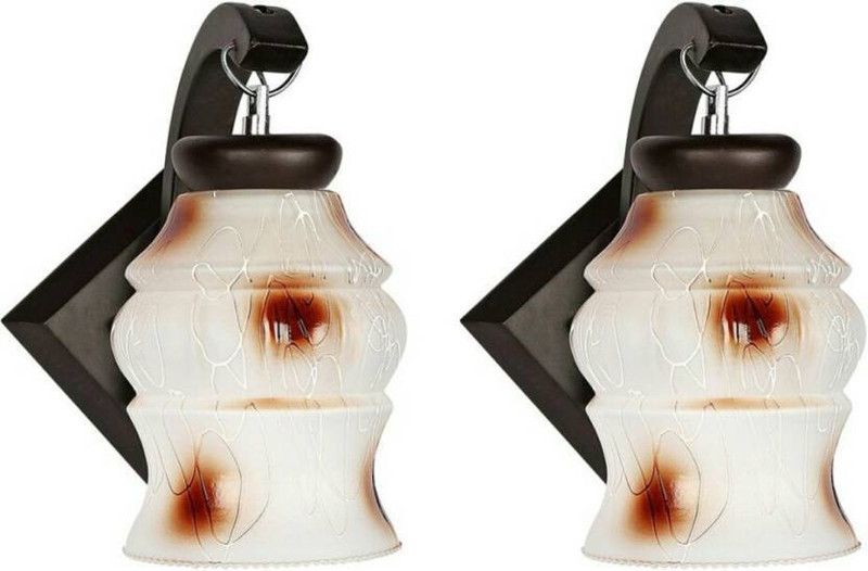 ZADLAXAR Pendant Wall Lamp Without Bulb  (Pack of 2)