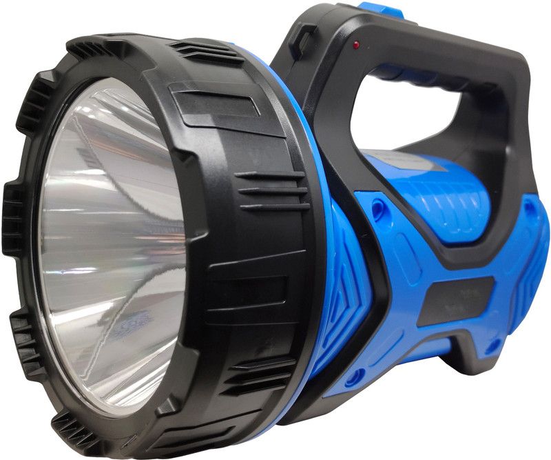 SSN 120w rechargeable 2 mode jumbo high brightness 2 km long range led torch light Torch  (Blue, 25 cm, Rechargeable)
