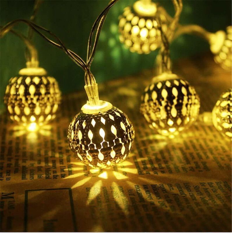 EmmEmm 14 LEDs 3.5 m Gold Rice Lights  (Pack of 1)