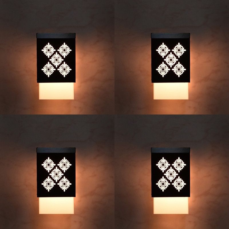 Xaviour Wooden Hanging Lamp Style Hanging Lamp Ceiling Lamp(pack of 4) Pendants Ceiling Lamp  (Black)