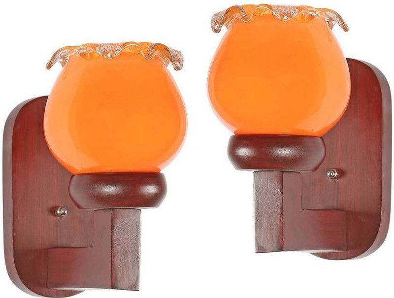 VAGalleryKing Uplight Wall Lamp Without Bulb  (Pack of 2)