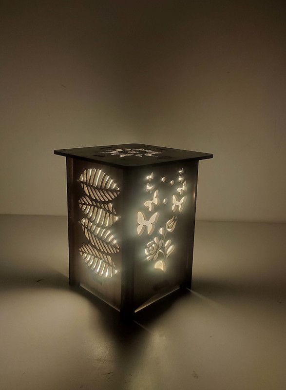 TL-Butterfly Table Lamp  (14 cm, Brown)
