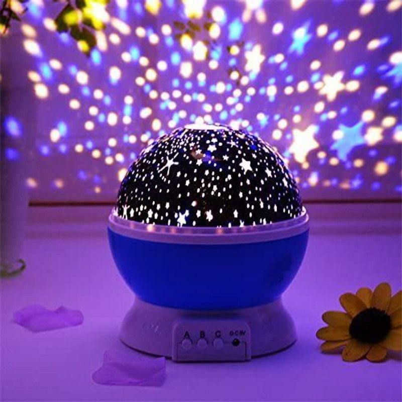 Romantic Sky Star Master USB LED Night Light Projector lamp Night Lamp  (10 cm, Multi)
