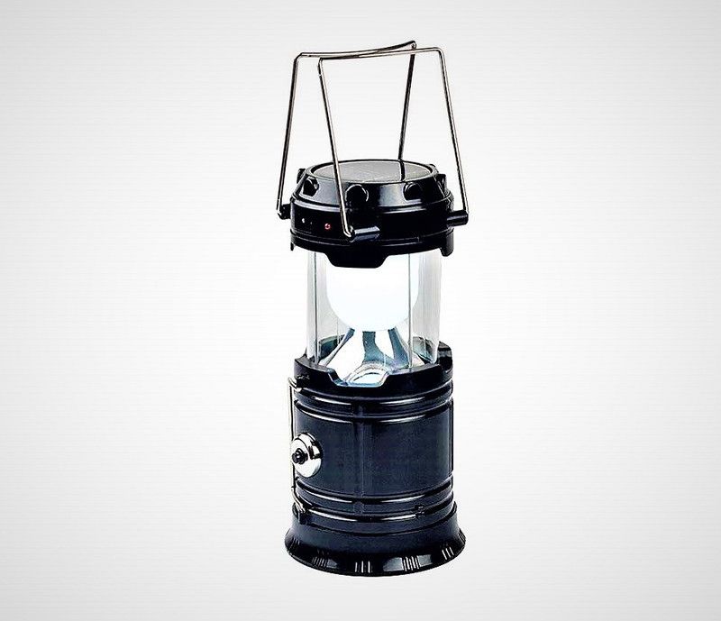 DP Gold SOLAR CAMPING LIGHT 5800 2.5 hrs Lantern Emergency Light  (Black)