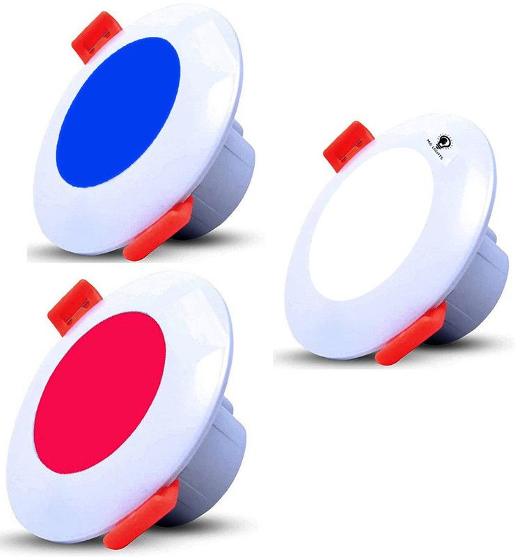 mg lights 5 WATT COLOR CEILING LAMP (Track lights ) Track Lights Ceiling Lamp  (Blue, White, Red)