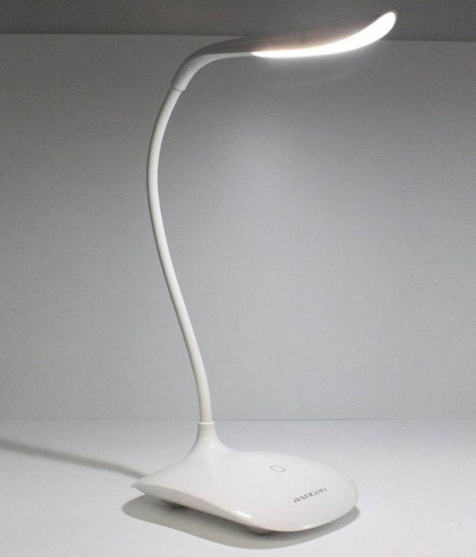 Jeeya Touch Sensitive Button light Study Lamp (23 cm, White) Table Lamp  (30 cm, Blue)