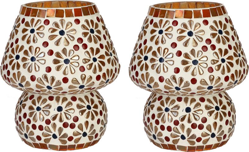 AFAST AFAST Multicolor Hand Decorative Designer Table Lamp BZ0056 Table Lamp  (14 cm, Multicolor)
