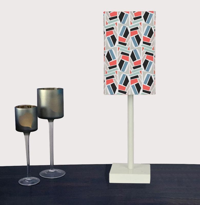 Nutcase Circle Elements Table Lamp  (51.5 cm, Multicolor)
