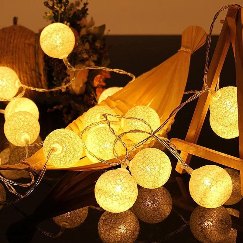 A-Mark 16 LEDs 3.5 m Yellow Rice Lights  (Pack of 1)