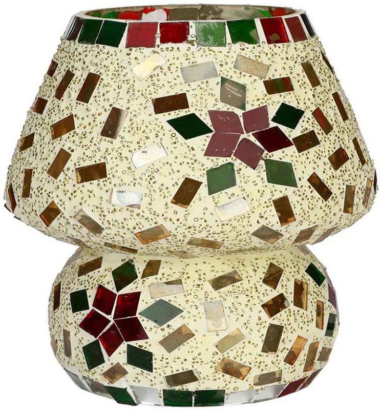 GLAMOROUS a beautiful decorative night table lamp Table Lamp  (15 cm, Multicolor)