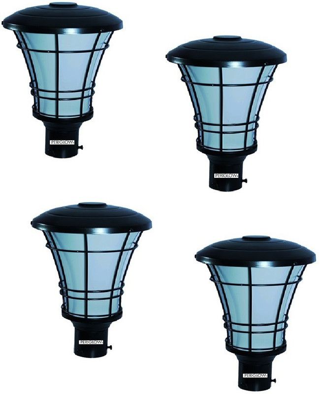 lighting hub Prime Big_4 Gate Light Outdoor Lamp  (Black)