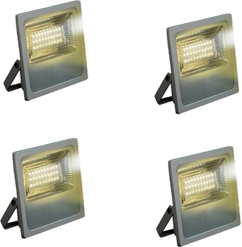 D'Mak WarmwHite30WattWhiteBody04 Flood Light Outdoor Lamp  (Yellow)