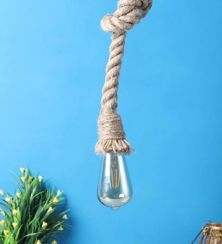 PR Star PR-CL-40 LED Glass Lamp Three Light Color Pendants Ceiling Lamp  (Gold)