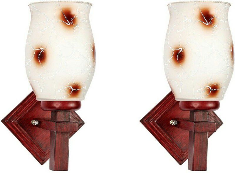 SohamCreations Wallchiere Wall Lamp Without Bulb  (Pack of 2)