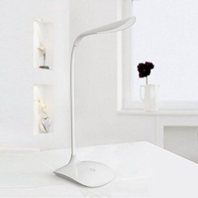 AKR Powerful Rechargeable Emergency Table Lamp / Student Reading Light / Led Foldable Desk Lamp TABLE LAMP(White) Study Lamp  (37, White)