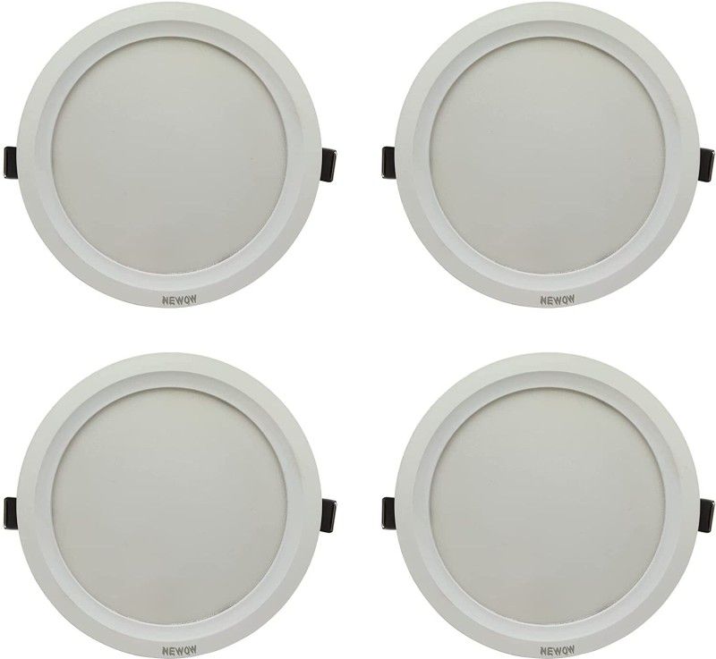 Newow 16w Mario Round LED PanelLight CeilingLight Pack of 4 Ceiling Light Ceiling Lamp  (White)