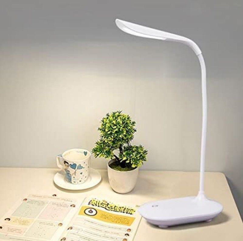 Study lamp Rechargeable Led Touch On Off Switch Study Lamp  (5 cm, WHITE)