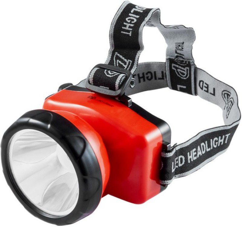 DP 744C (RECHARGEABLE LED HEAD LIGHT) Torch  (Red, 7.75 cm, Rechargeable)