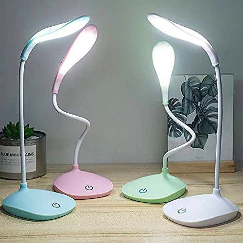 EDIYOL Table Lamp Study Lamp Rechargeable Led Touch on Off Switch Study Lamp  (20 cm, Multicolor)