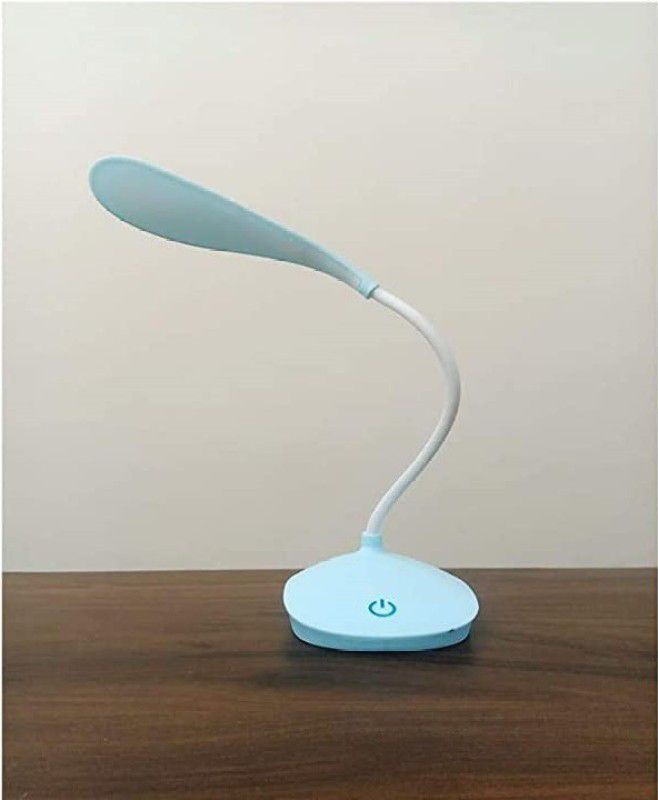 Twixxle Portable Rechargable Desk Lamp Student Study Light-MJ6 Study Lamp  (31 cm, Daisy White)