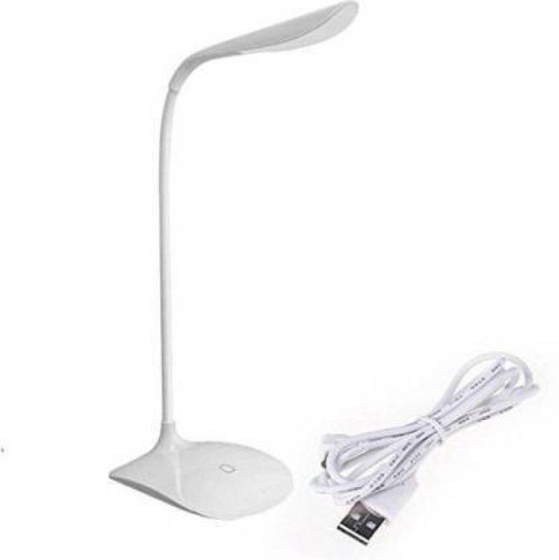 PBBN Touch LED Table Lamp with adjustable luminosity Study Lamp  (40 cm, White)