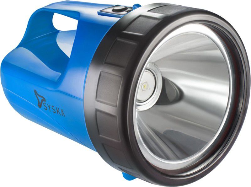 Syska S328L Torch  (Blue, 15 cm, Rechargeable)